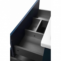Am.Pm Мебель для ванной Gem 75 глубокий синий с 2 ящиками – фотография-3